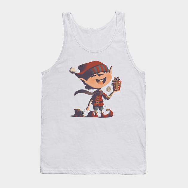 Christmas elf Tank Top by vero.e.a